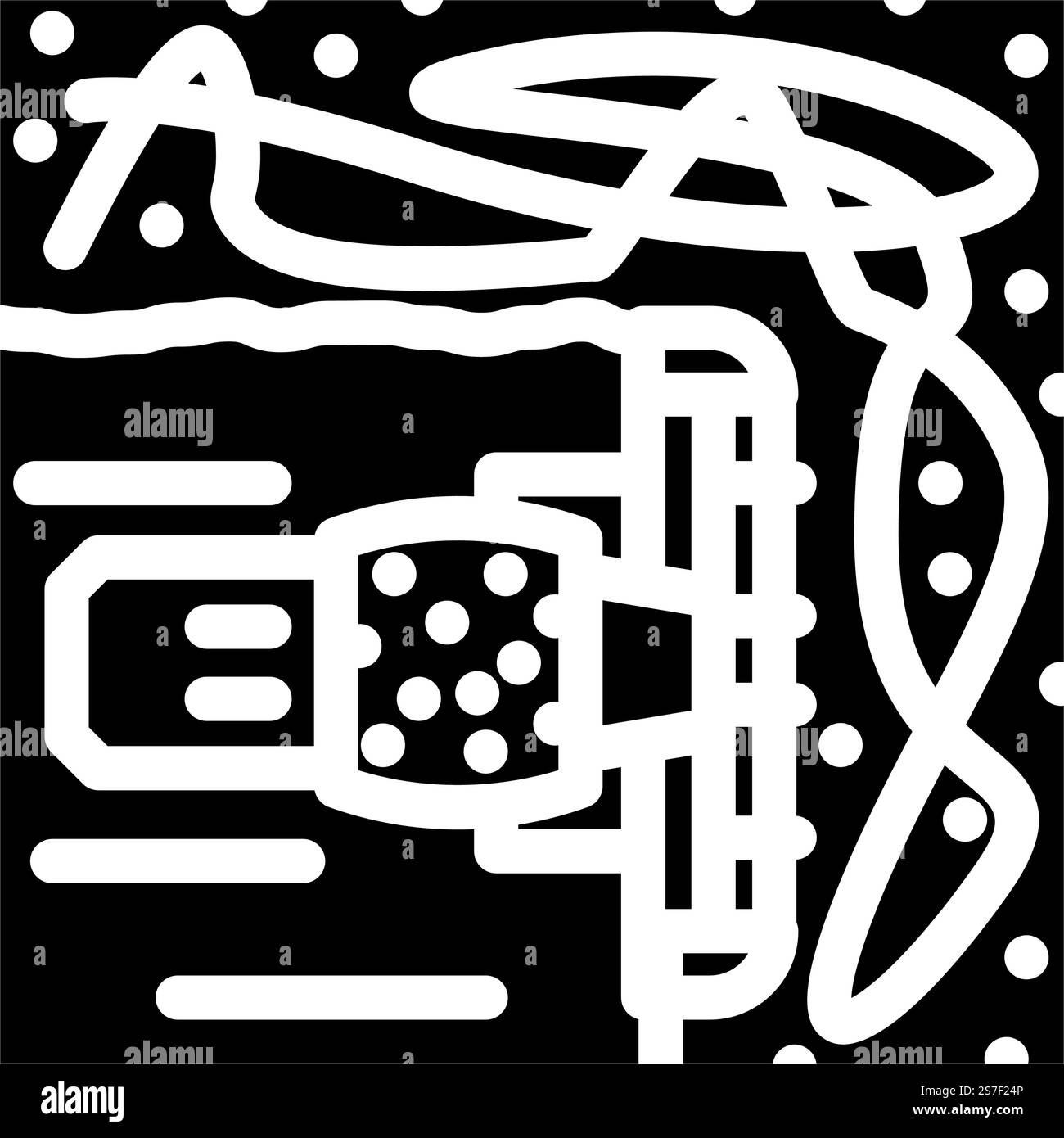 vecteur d'icône de glyphe de champ de blé récoltant par moissonneuse. panneau de récolte de blé de la récolteuse. illustration de symbole isolé. illustration vectorielle d'icône de glyphe de champ de blé récoltant par moissonneuse Illustration de Vecteur