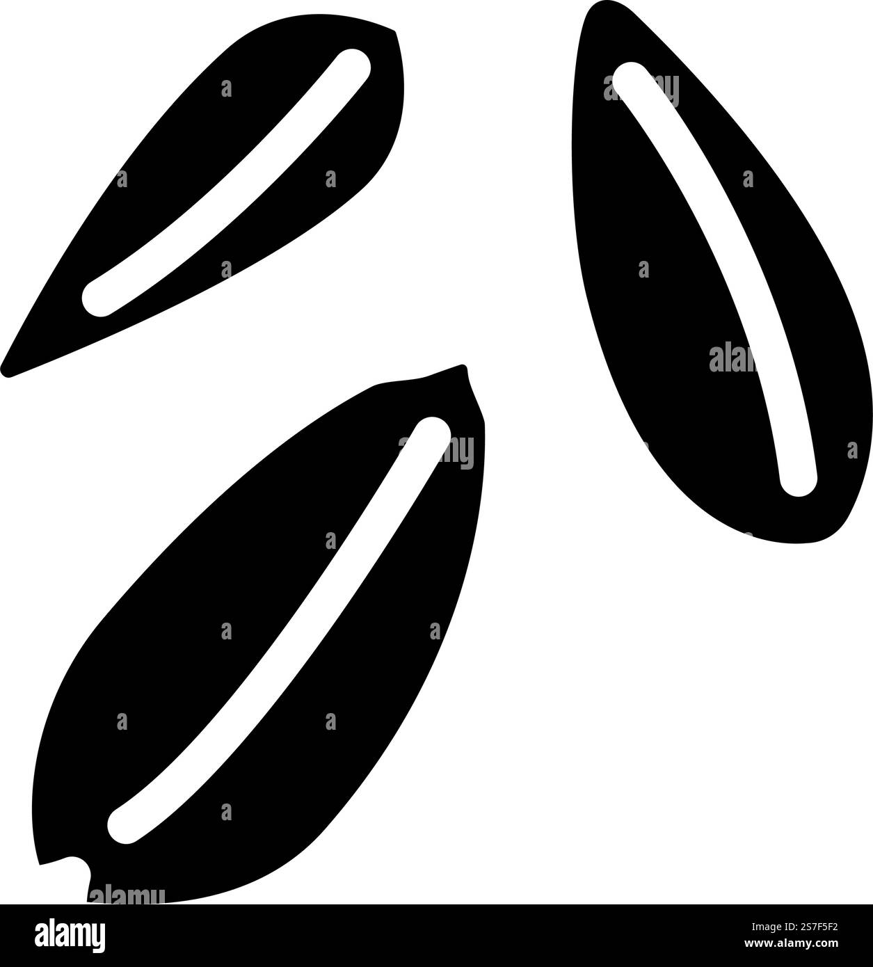 vecteur d'icône de glyphe de blé mûr grain. signe de blé mûr à grain. illustration de symbole isolé. illustration vectorielle d'icône de glyphe de blé mûr de grain Illustration de Vecteur