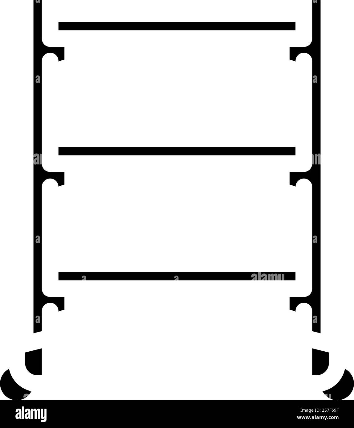 vecteur d'icône de glyphe d'outil de garage de rack de stockage. panneau d'outils de garage pour étagères de rangement. illustration de symbole isolé. illustration vectorielle d'icône de glyphe d'outil de garage de stockage Illustration de Vecteur