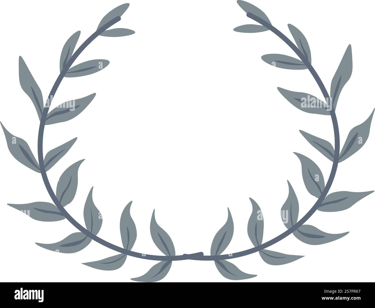 Couronne Laurel en plante à feuilles persistantes, récompense ancienne isolée pour les gagnants dans les compétitions. Mythologie grecque et noblesse, traditions et patrimoine culturel. Vecteur dans l'illustration de style plat. Couronne de laurier antique, récompense dans les compétitions Illustration de Vecteur Couronne Laurel en plante à feuilles persistantes, récompense ancienne isolée pour les gagnants dans les compétitions. Mythologie grecque et noblesse, traditions et patrimoine culturel. Vecteur dans l'illustration de style plat. Couronne de laurier antique, récompense dans les compétitions Illustration de Vecteur