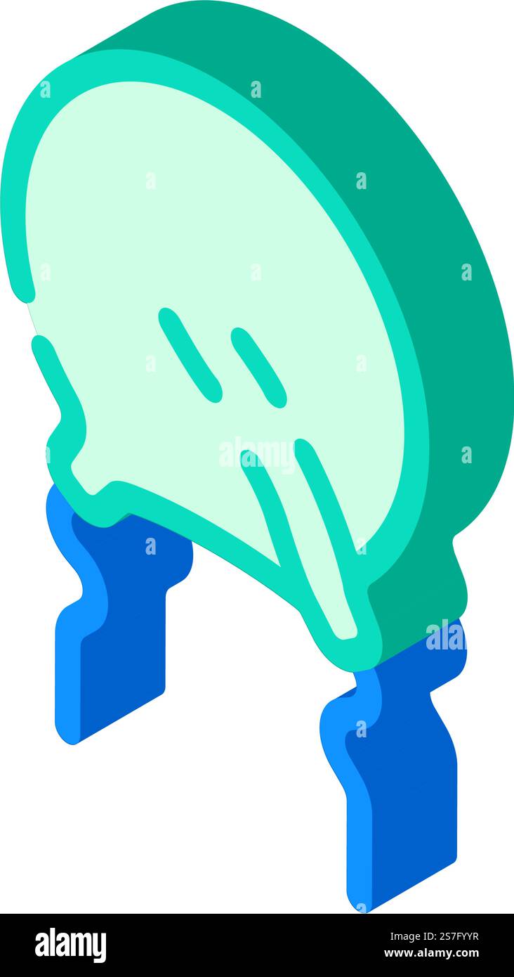 vecteur d'icône isométrique de composant électronique varistor. panneau de composant électronique à varistance. illustration de symbole isolé. illustration vectorielle d'icône isométrique de composant électronique varistor Illustration de Vecteur