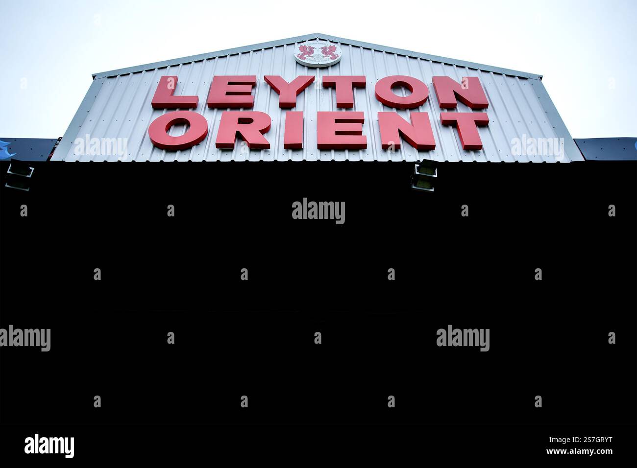 Londres, Royaume-Uni. 19 janvier 2025. Londres, Angleterre, 19 janvier 2025 : stade avant le match de Super League féminin entre Tottenham Hotspur et Leicester City à Brisbane Road à Londres, en Angleterre. (Pedro Porru/SPP) crédit : SPP Sport Press photo. /Alamy Live News Banque D'Images