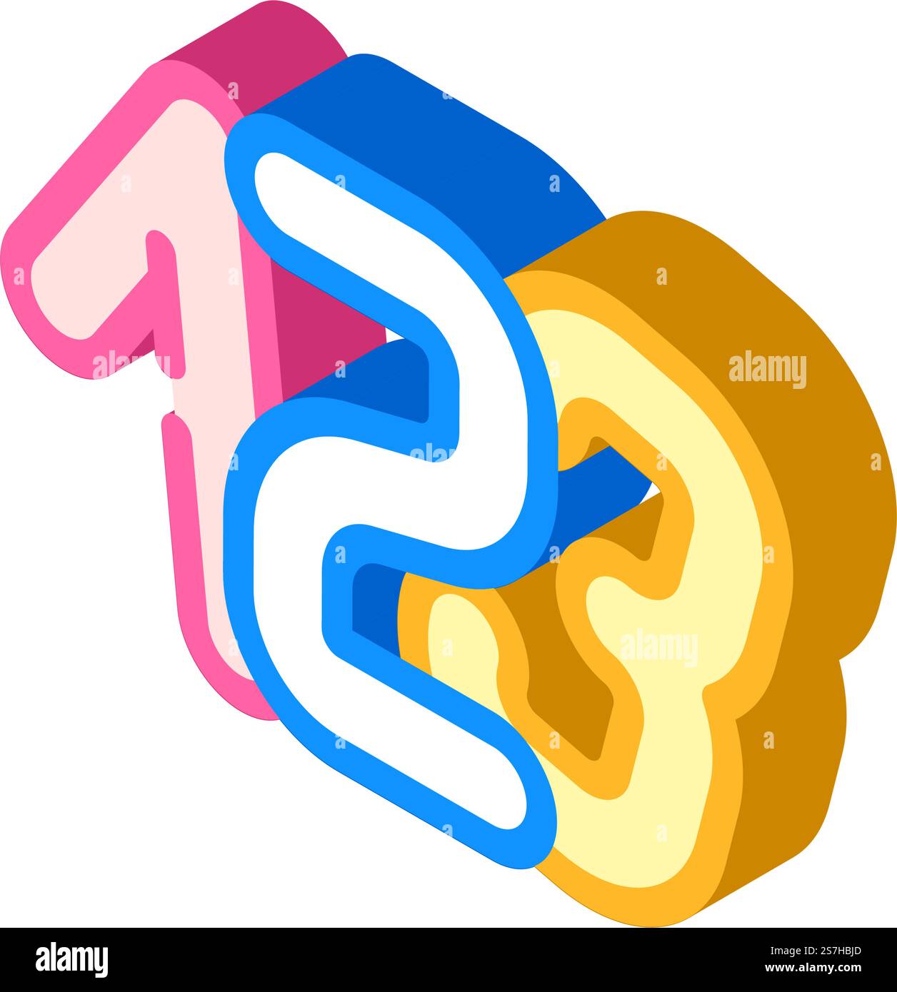 nombres vecteur d'icône isométrique de l'éducation des sciences mathématiques. chiffres signe de l'enseignement des sciences mathématiques. illustration de symbole isolé. nombres illustration vectorielle d'icône isométrique de l'enseignement des sciences mathématiques Illustration de Vecteur