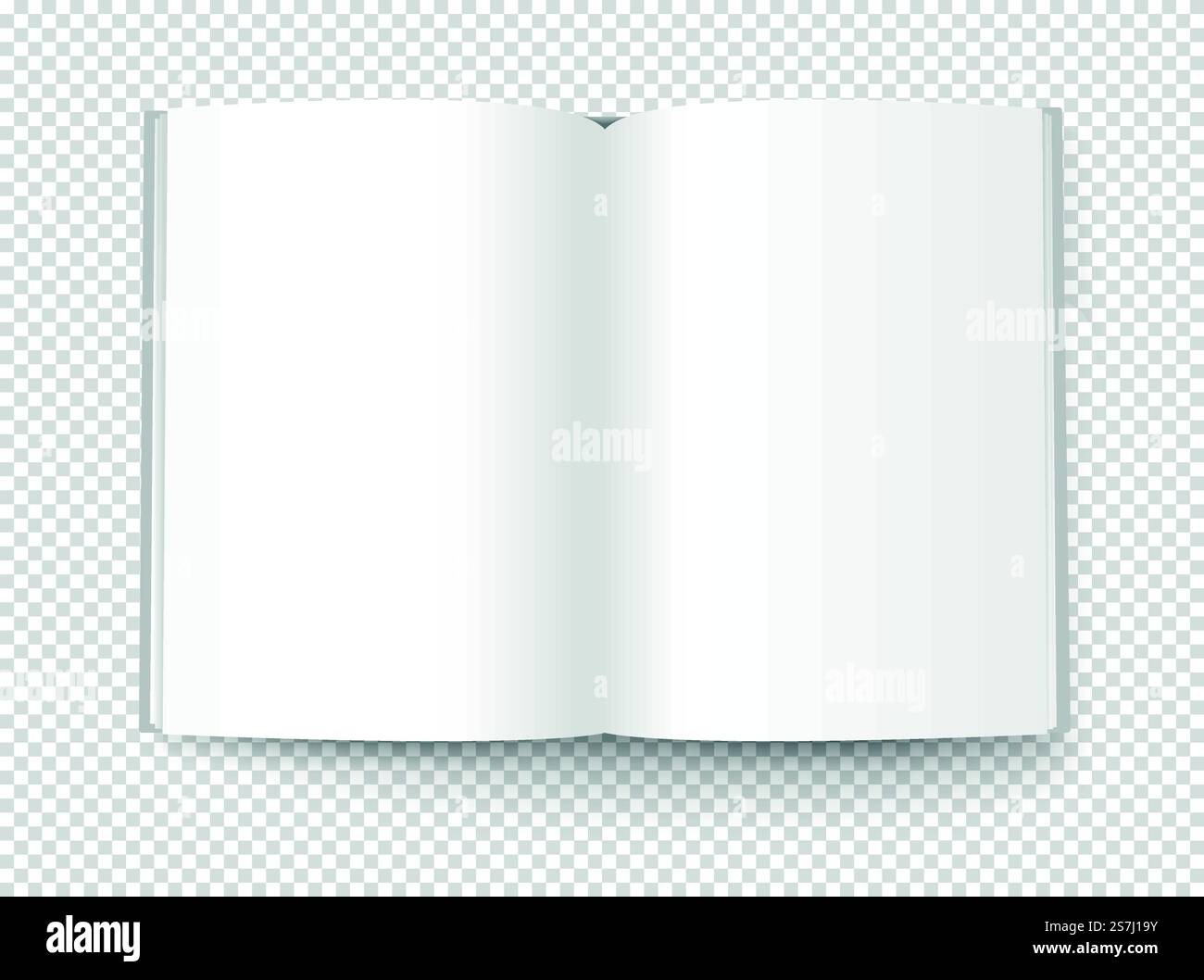 Illustration de livre vierge. Objet vectoriel isolé sur fond transparent Illustration de Vecteur