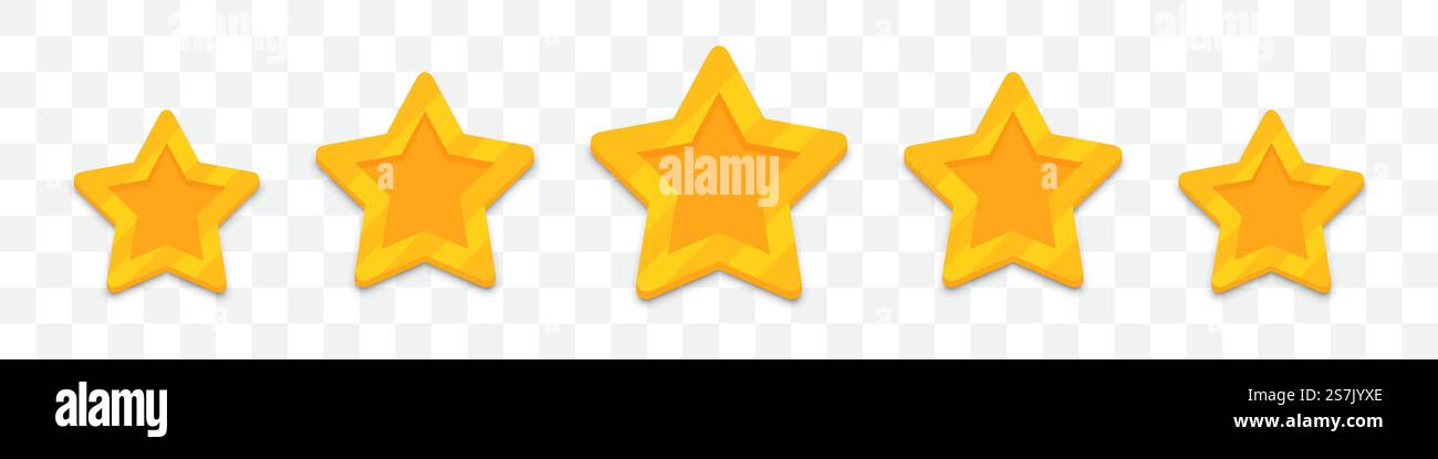 Évaluation client cinq étoiles dans un design plat Illustration de Vecteur Évaluation client cinq étoiles dans un design plat Illustration de Vecteur