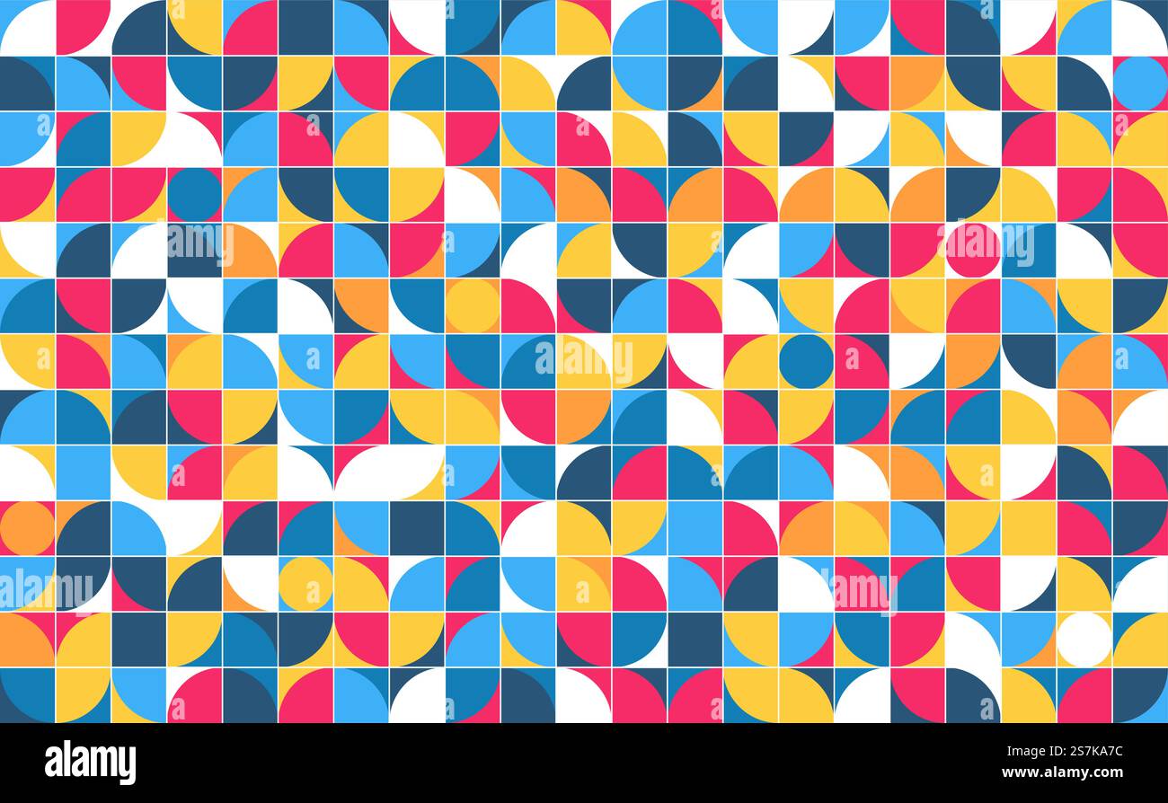 Affiche d'art minimaliste géométrique style minimaliste Design de motif abstrait dans un style scandinave Illustration de Vecteur