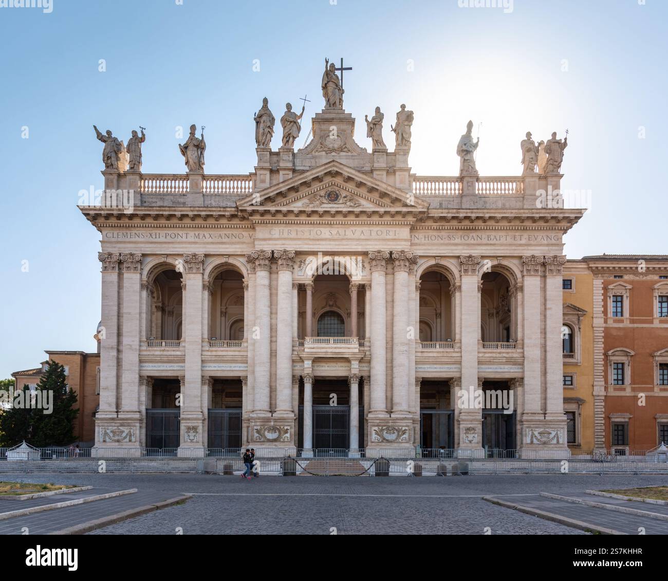 Basilique du Latran, Rome, Italie Banque D'Images