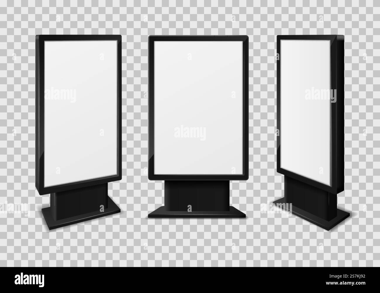 Mophorn Cadre D'affiche LED 27" X 40", Caisson Lumineux En Aluminium Noir, Affichage Publicitaire Mural, Orientation Horizontale/verticale