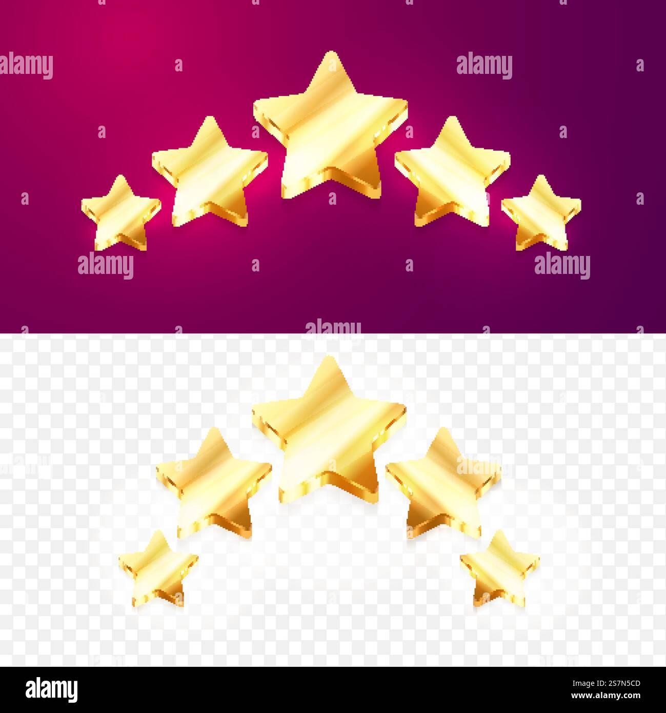 3d cinq étoiles d'or évaluation du produit par les clients Illustration de Vecteur 3d cinq étoiles d'or évaluation du produit par les clients Illustration de Vecteur