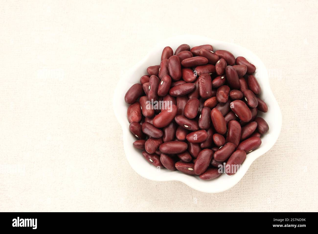 Kacang Merah ou Red Kidney Bean, ingrédients alimentaires Banque D'Images