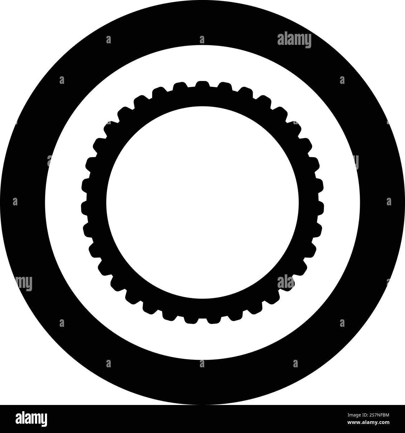 Pneu de vélo pneu de moto pièces de roue icône de composé en caoutchouc de roue en cercle rond noir illustration vectorielle image plein contour style simple. Pneu de vélo pneu de moto roue icône de composé en caoutchouc de roue en cercle rond noir illustration vectorielle image plein style de contour Illustration de Vecteur