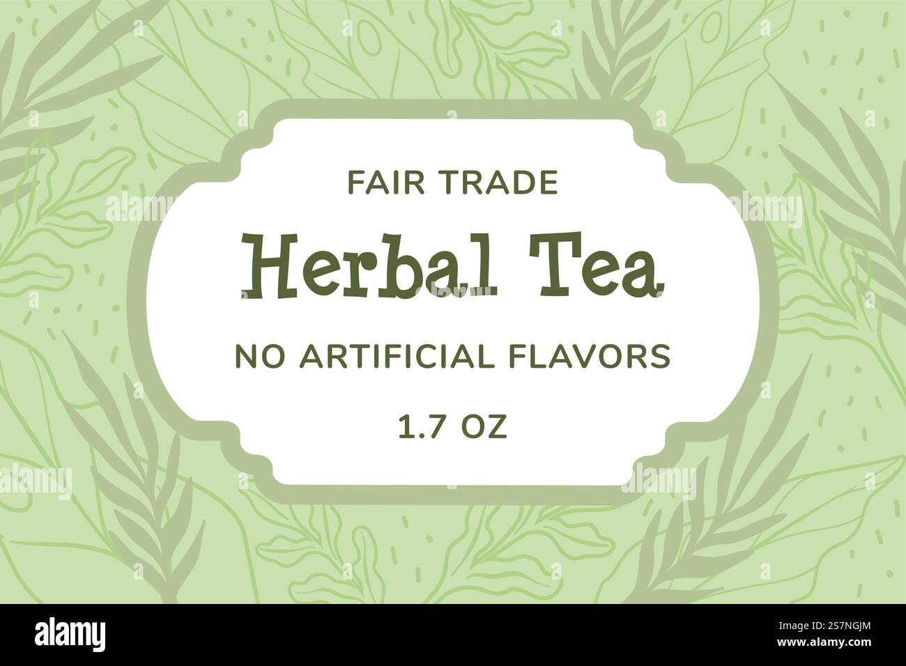 Thé bio et naturel, commerce équitable. Pas de saveurs artificielles. Fleurs et feuilles florissantes sur les branches, conception florale pour le produit. Logotype ou étiquette, emblème ou logo de l'emballage. Vecteur dans le style plat. Tisane, commerce équitable, sans arômes artificiels Illustration de Vecteur