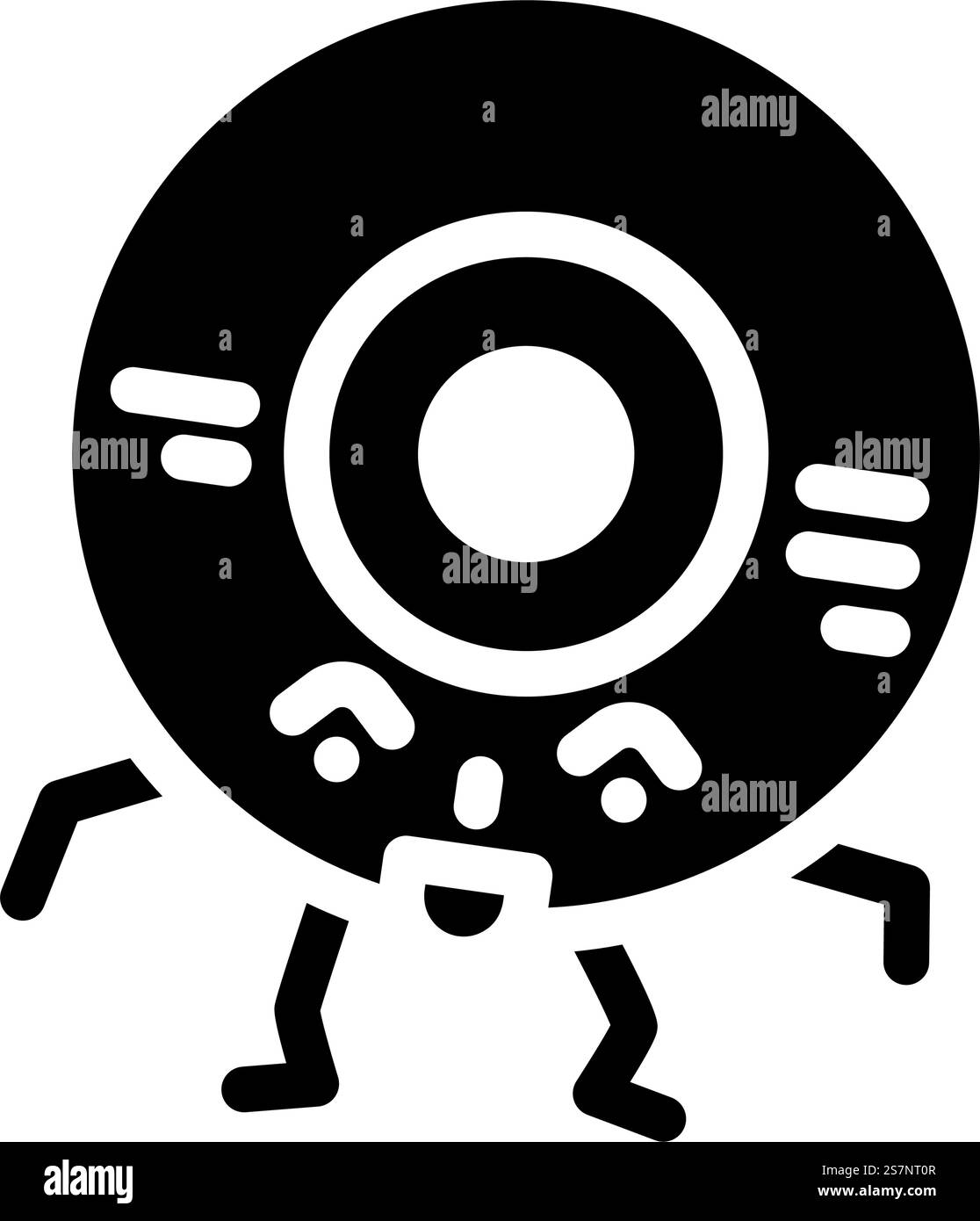 vecteur d'icône de glyphe de caractère de musique rétro de cd. signe de personnage de musique rétro de cd. illustration de symbole isolé. illustration vectorielle d'icône de glyphe de caractère de musique rétro de cd Illustration de Vecteur