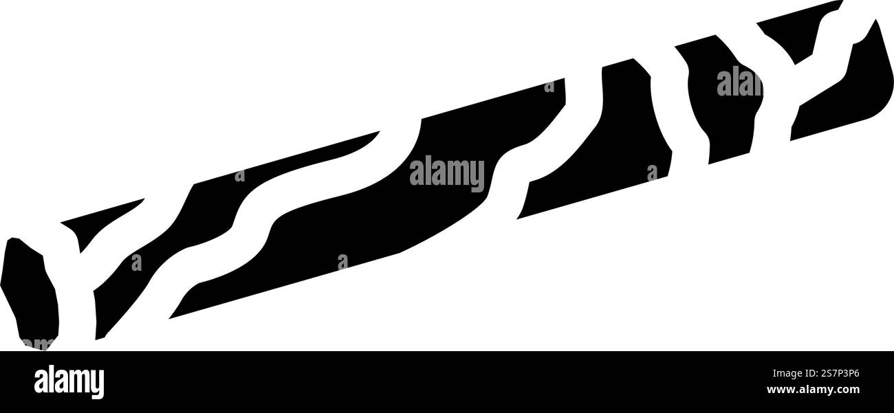 vecteur d'icône de glyphe de tabac de nicotine de cigare. signe du tabac à la nicotine du cigare. illustration de symbole isolé. illustration vectorielle d'icône de glyphe de tabac de cigare nicotine Illustration de Vecteur