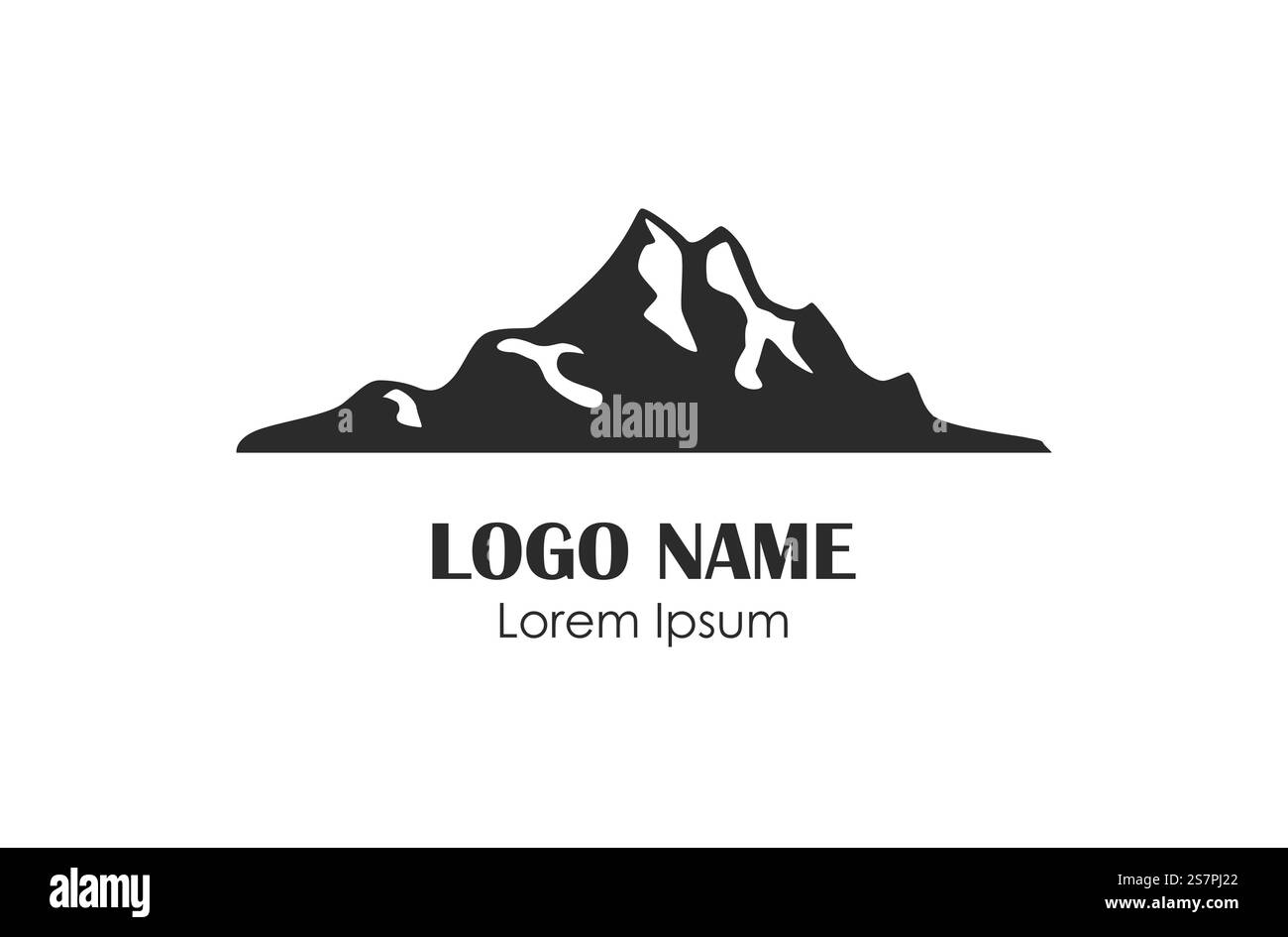 Logo Mountain Icon. Icône d'illustration vectorielle Illustration de Vecteur Logo Mountain Icon. Icône d'illustration vectorielle Illustration de Vecteur