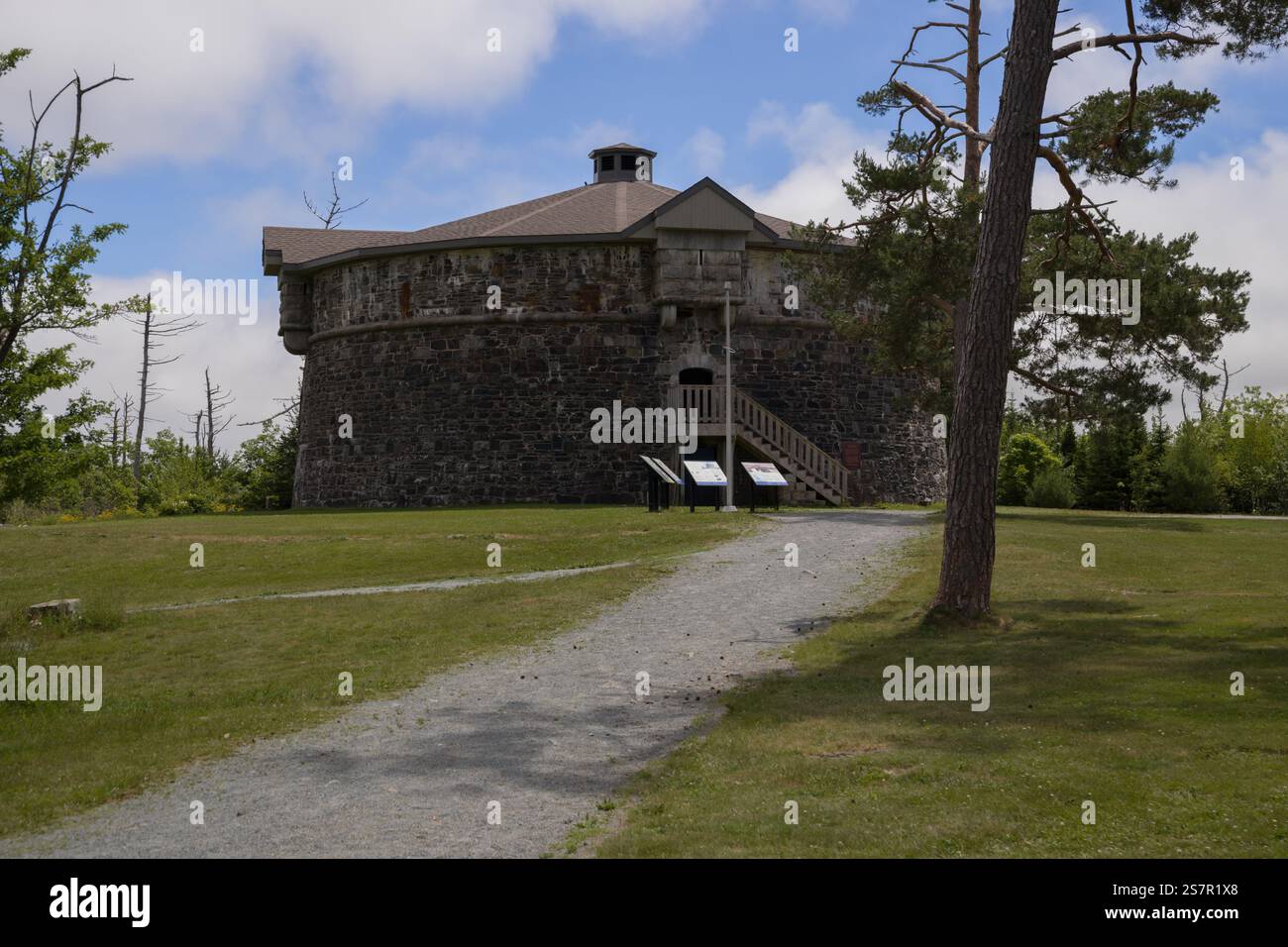 Bâtiment historique militaire - la plus ancienne tour en Amérique du Nord, Halifax, Nouvelle-Écosse, Canada Banque D'Images