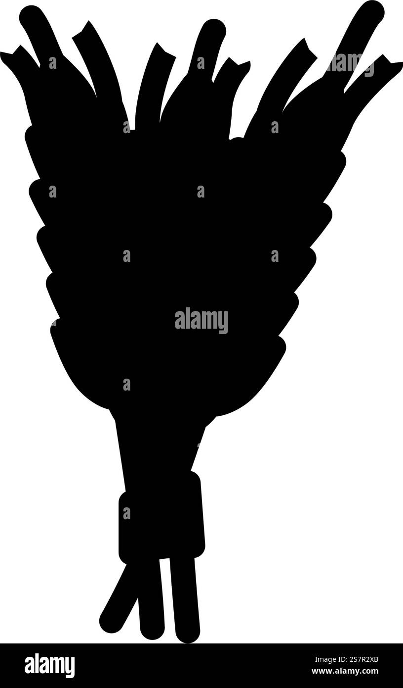 vecteur d'icône de glyphe de récolte d'orge d'oreille. panneau de récolte de l'orge épi. illustration de symbole isolé. illustration vectorielle d'icône de glyphe de récolte d'orge d'oreille Illustration de Vecteur