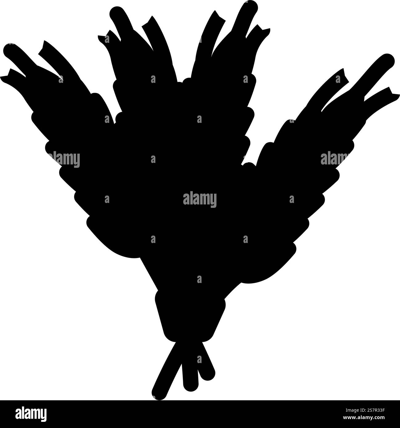 vecteur d'icône de glyphe d'orge d'oreille. enseigne d'orge d'oreille. illustration de symbole isolé. illustration vectorielle d'icône de glyphe d'orge d'oreille Illustration de Vecteur