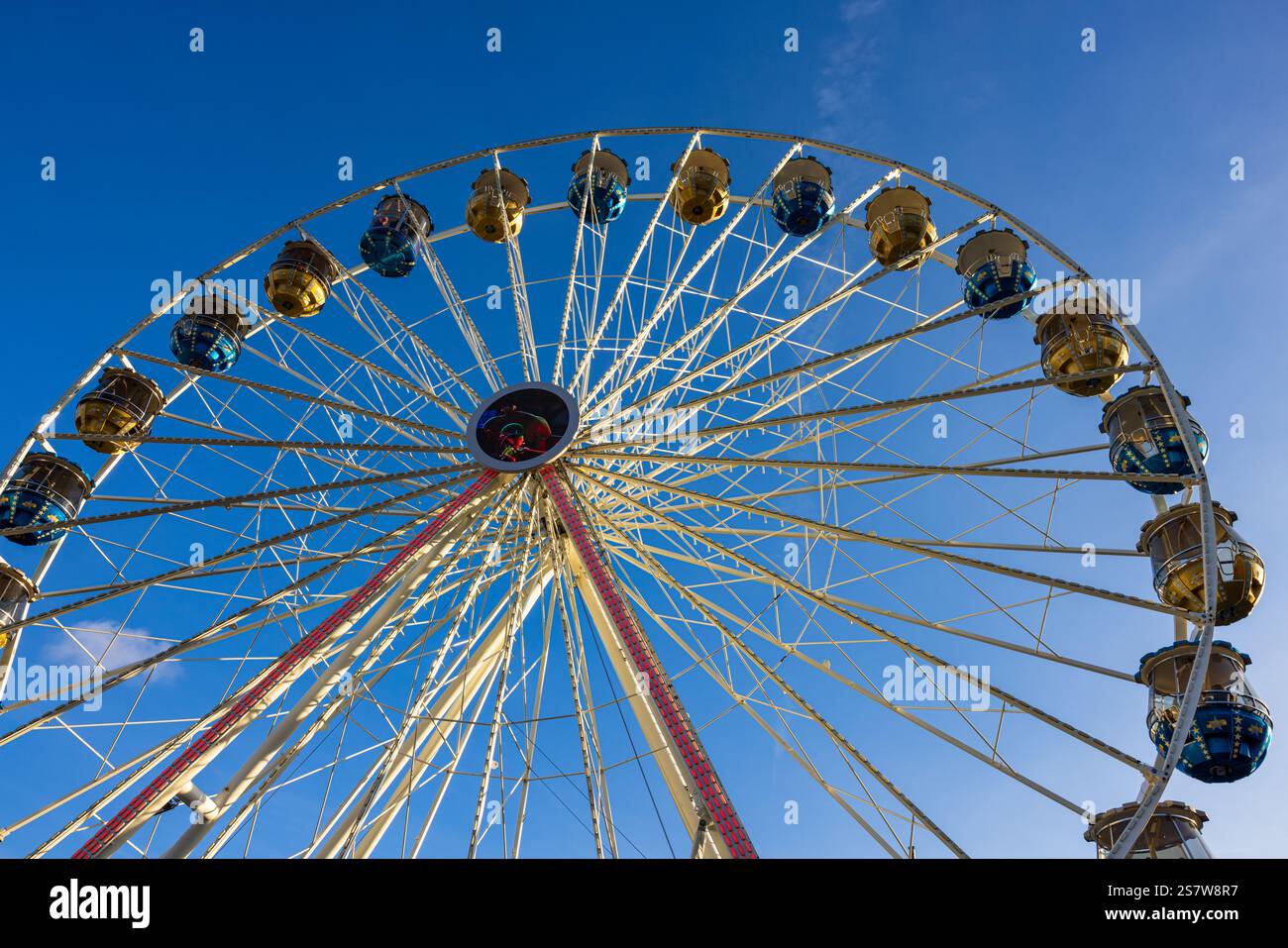 Ferris Wheel, Leipzig, Saxe, Allemagne Banque D'Images