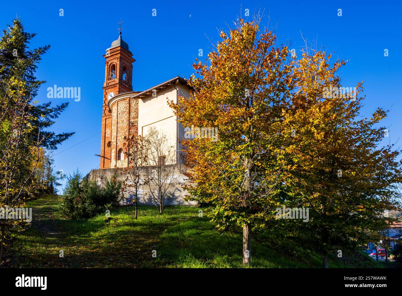 Église notre-Dame de Loreto, Canale, Piémont, Italie Banque D'Images
