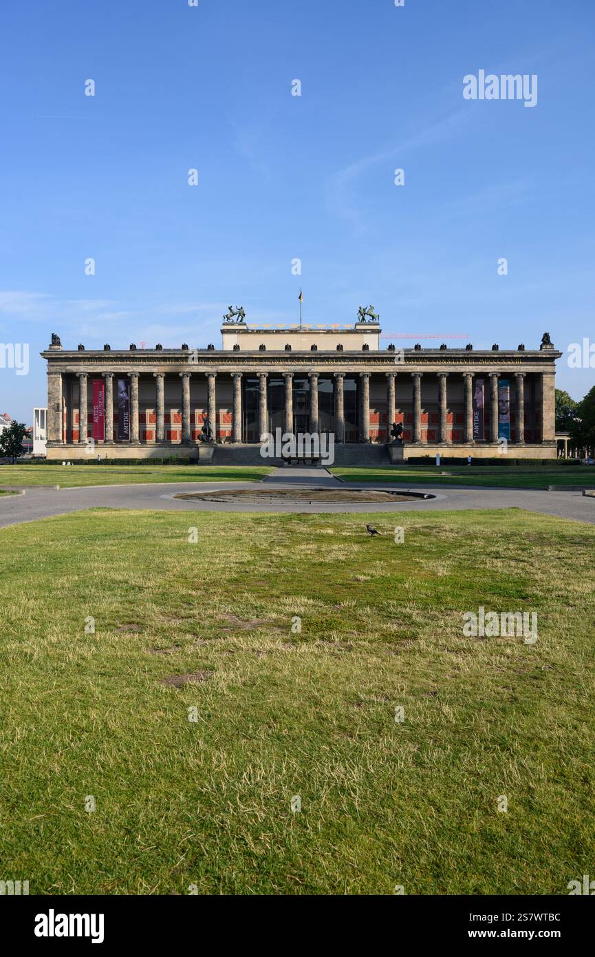 Berlin. Allemagne. Île aux musées, Museumsinsel, le musée Altes (ancien musée). Banque D'Images