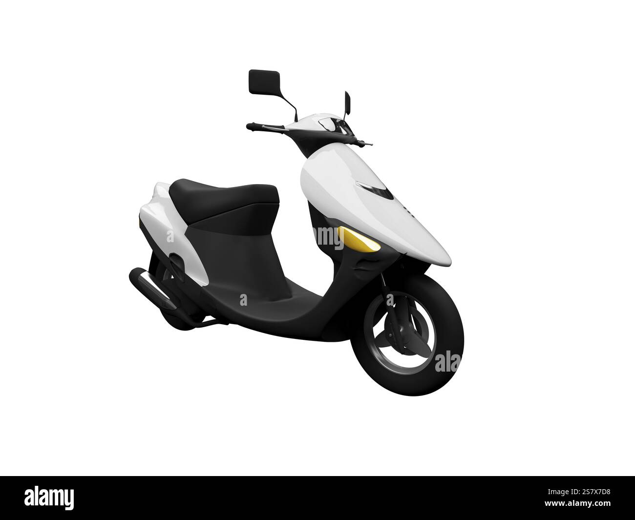 Scooter isolé Banque D'Images