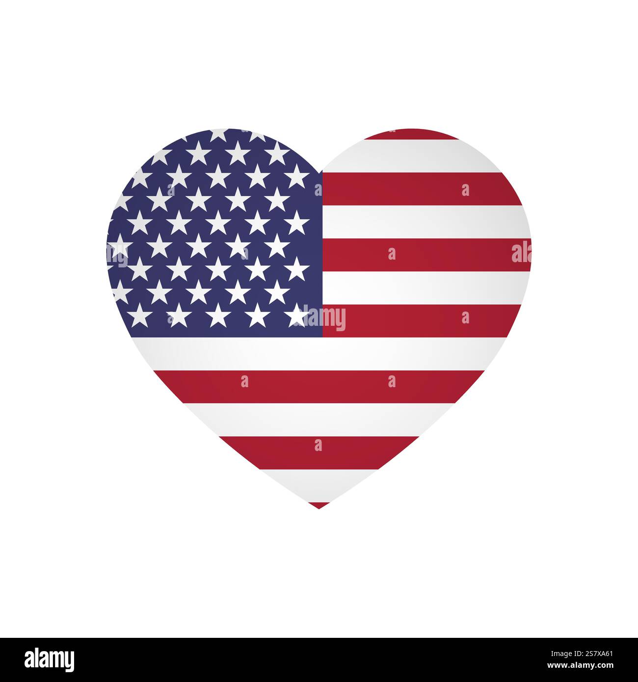 Drapeau des États-Unis d'Amérique - rectangle drapeau coloré représentant l'identité culturelle et le patrimoine d'un pays. L'essence de la fierté et de l'unité nationales. Attaché par les coins dans un album papier Illustration de Vecteur