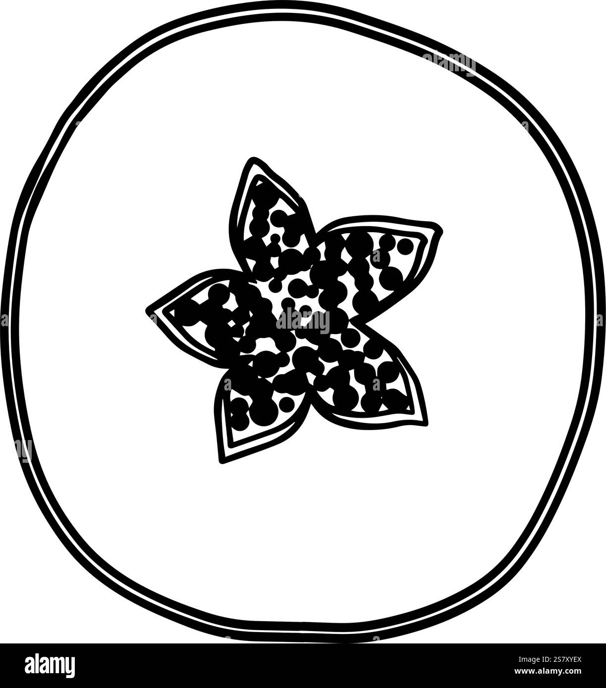 Il s'agit d'une illustration exceptionnelle en noir et blanc qui met en valeur un design floral captivant. Graphiques dessinés à la main pour la conception de sites Web, articles, livret, étiquette ou publicité. Illustration de Vecteur