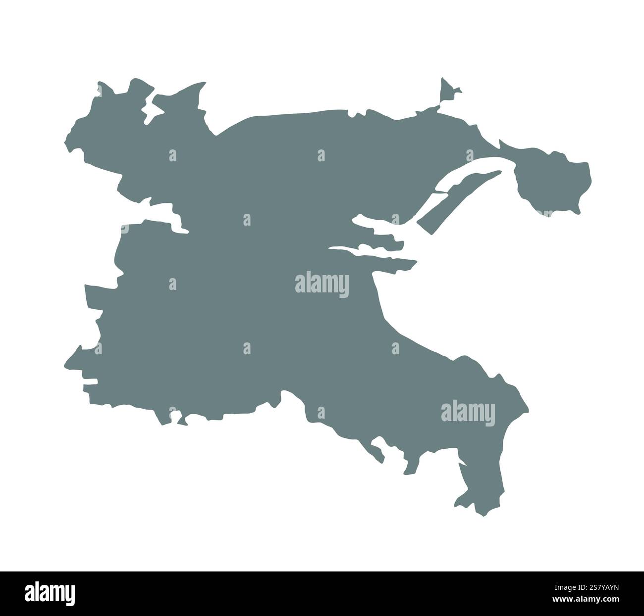 Simple carte silhouette de Dublin, capitale de l'Irlande. Illustration de Vecteur