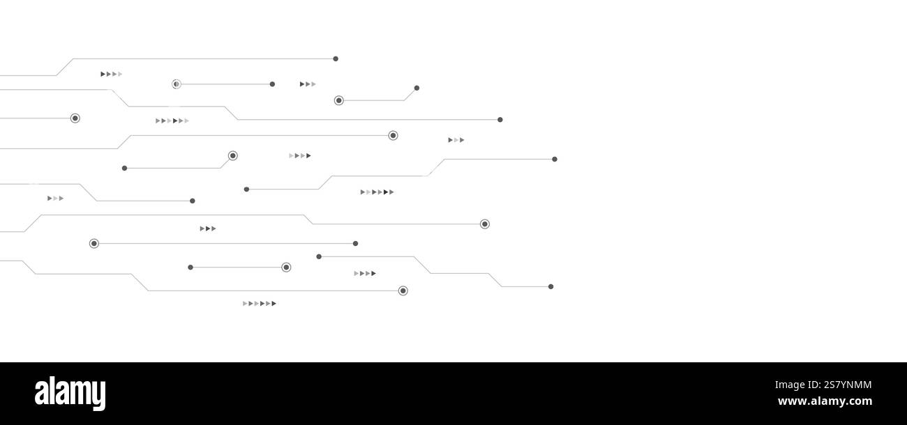 Texture de carte de circuit imprimé avec concept de technologie de communication. Illustration vectorielle créative. Illustration de Vecteur