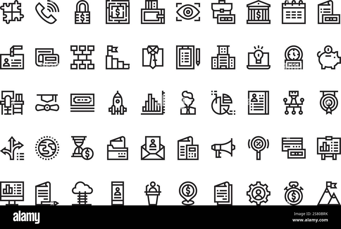 Collection d'icônes vectorielles de haute qualité avec contour modifiable. Idéal pour les projets professionnels et créatifs. Illustration de Vecteur