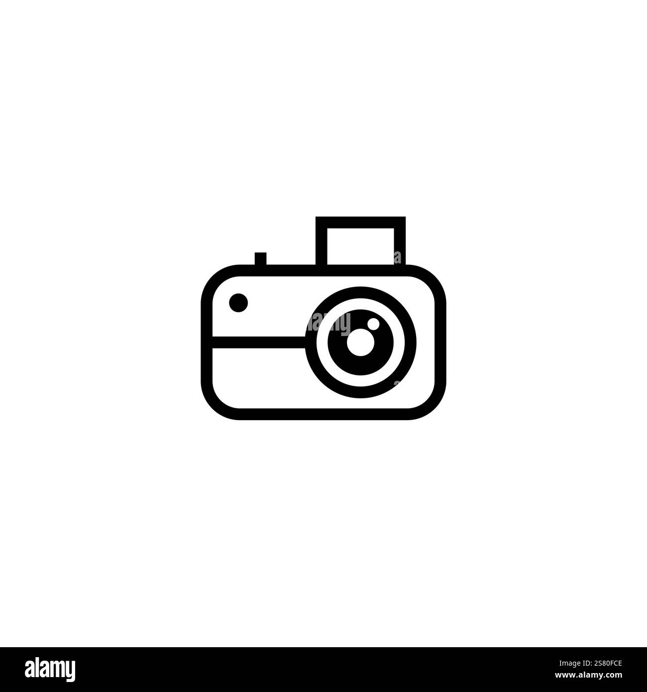 Conception de modèle vectoriel d'icône d'appareil photo Illustration de Vecteur