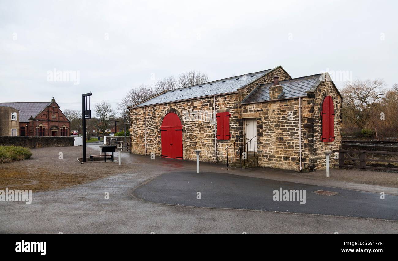 Les marchandises ont été jetées au Locomotion, au National Railway Museum à Shildon, Angleterre, Royaume-Uni Banque D'Images