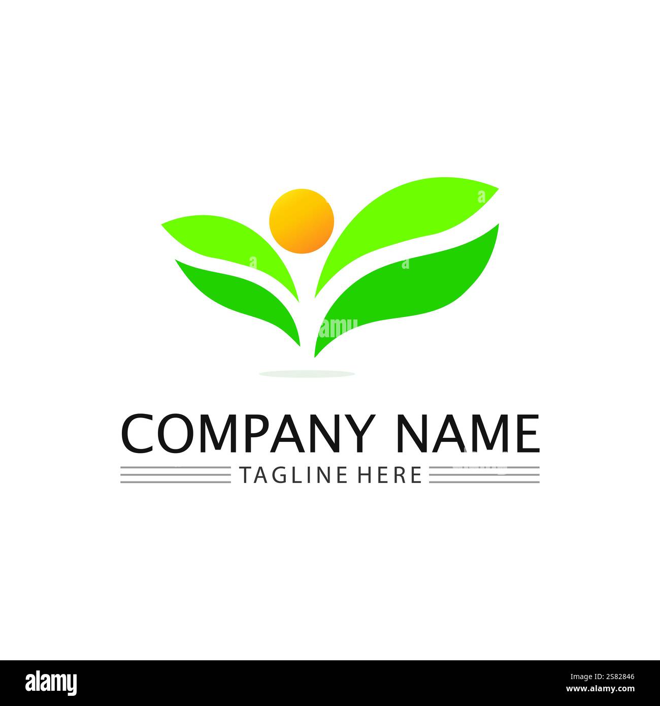 Illustration vectorielle de l'icône du logo de l'arbre.silhouette vectorielle d'un modèle d'arbre illustration de la conception de l'arbre et de l'arbre des racines Illustration de Vecteur