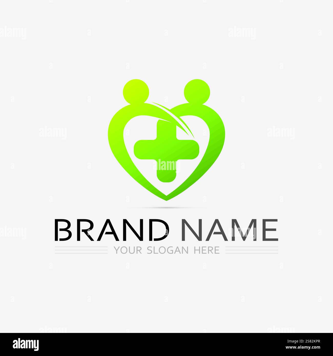 graphique de conception de logo croisé de vecteur de conception de logo d'hôpital et de soins de santé Illustration de Vecteur