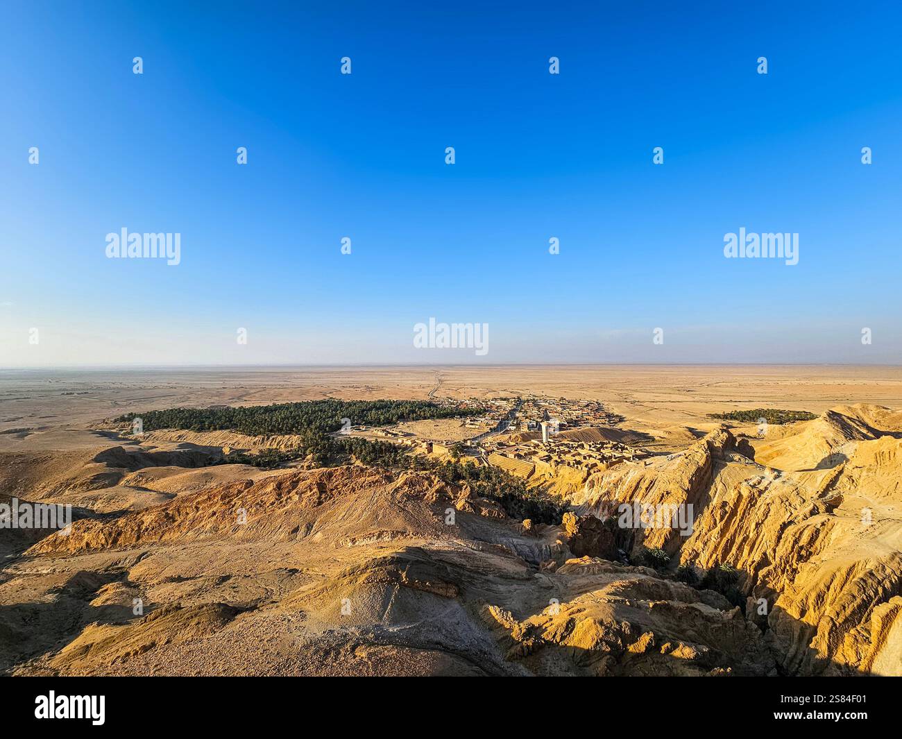 Montagnes, collines, crêtes, falaises, en Tunisie Banque D'Images