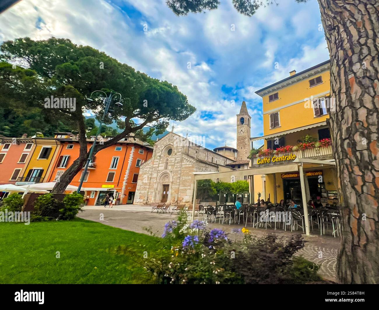 Romane Chiesa di Sant Andrea Apostolo, Basilique de Sant Andrea, Italie Banque D'Images