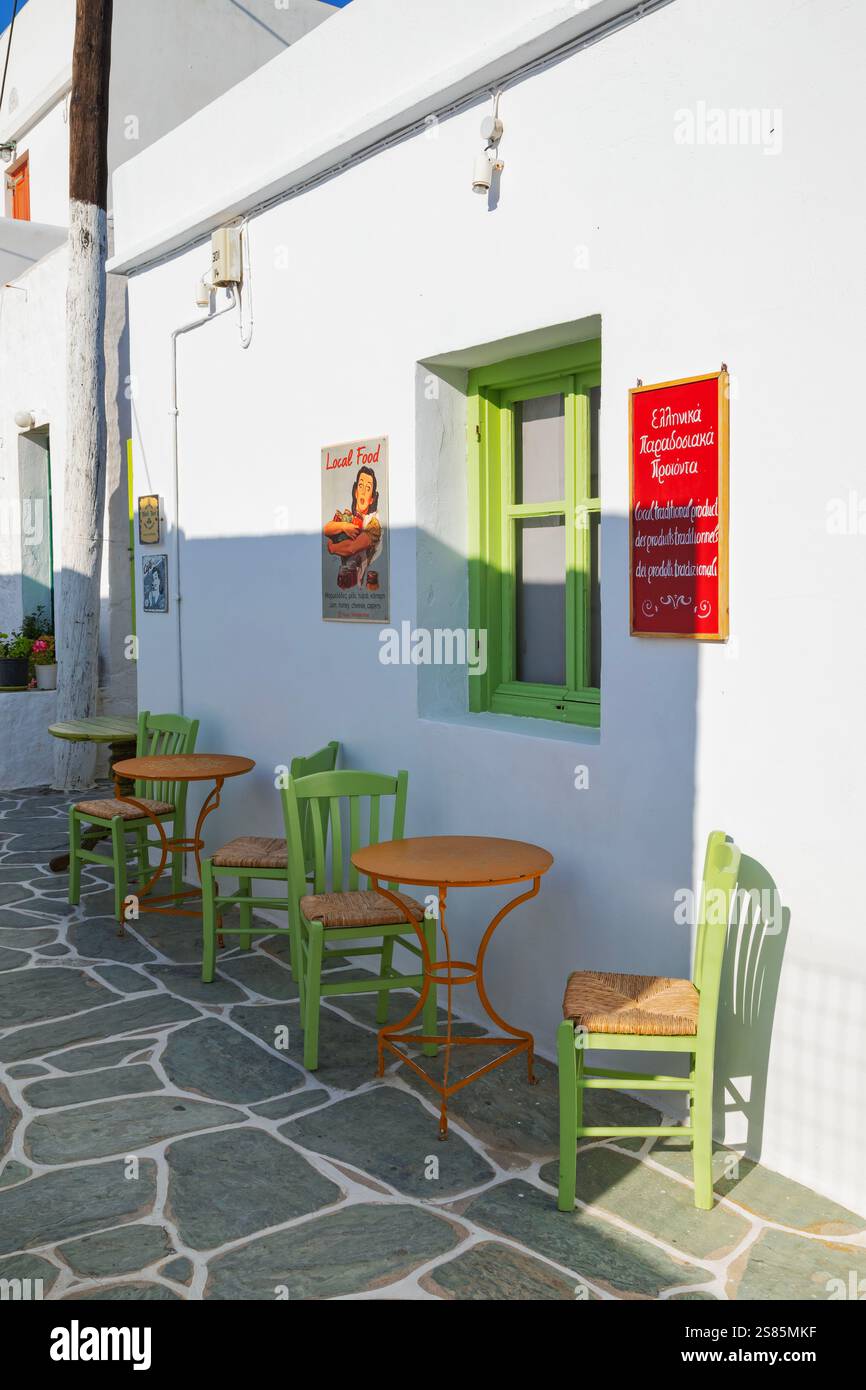 Chora, Folegandros Island, Cyclades Islands, Greek Islands, Grèce, Europe Banque D'Images