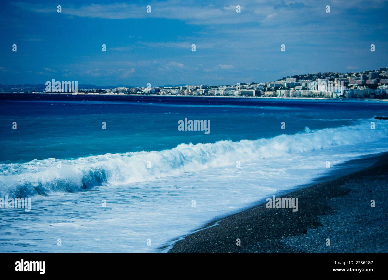 Ville de Nice, France Banque D'Images