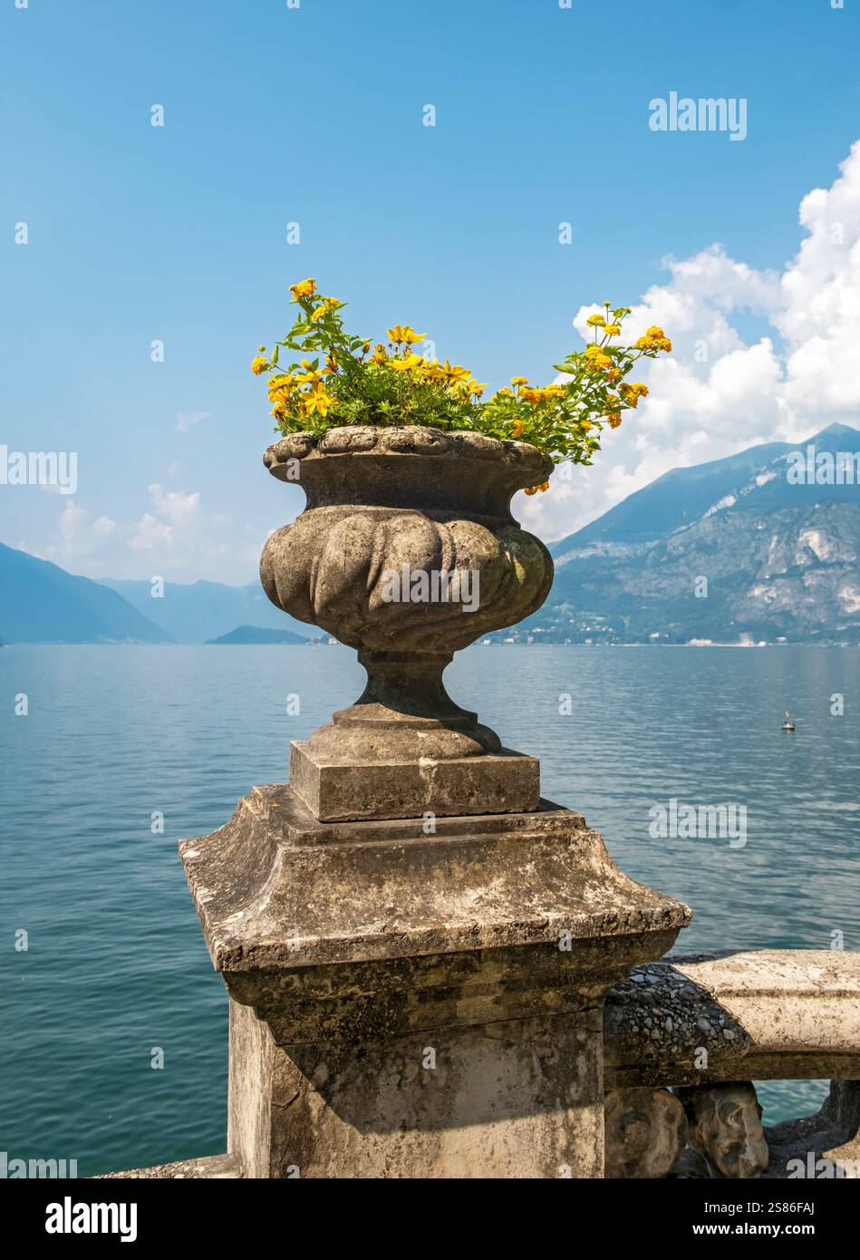 Villa Monastero, Varenna, Lac de Côme, Lago di Côme, Italie Banque D'Images