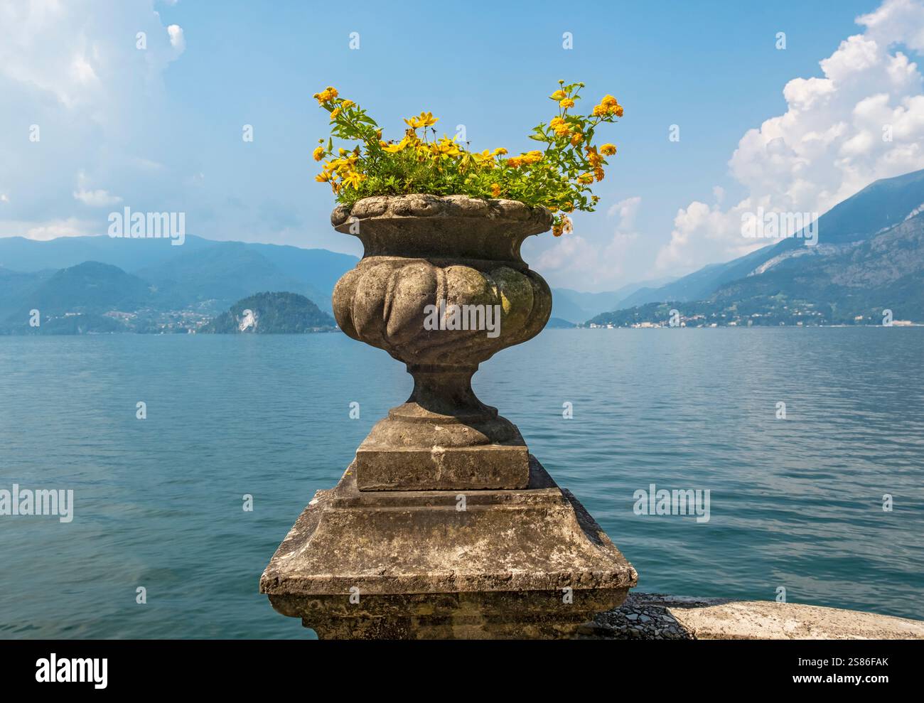 Villa Monastero, Varenna, Lac de Côme, Lago di Côme, Italie Banque D'Images