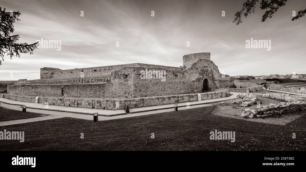 Le château de Zamora, Zamora, province de Zamora, Castille-et-Léon, Espagne. Banque D'Images