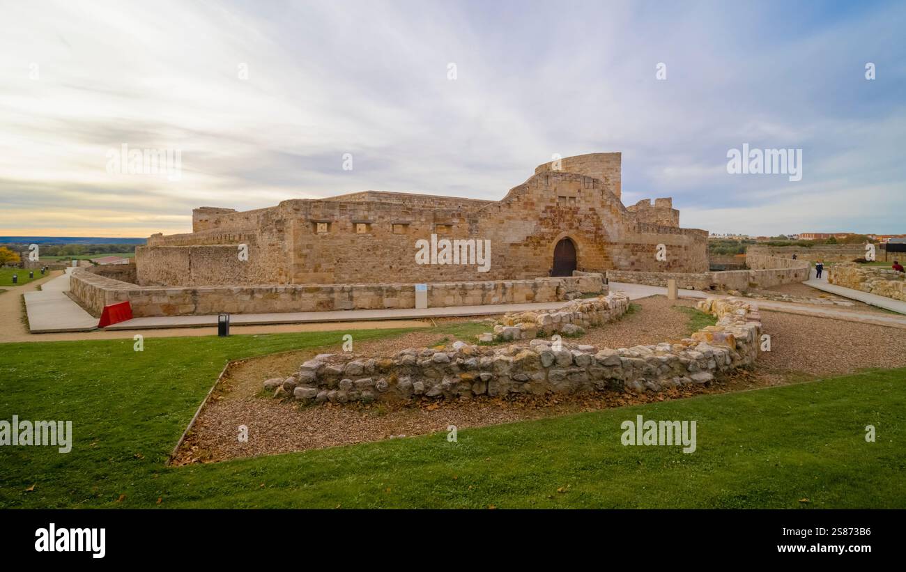Le château de Zamora, Zamora, province de Zamora, Castille-et-Léon, Espagne. Banque D'Images
