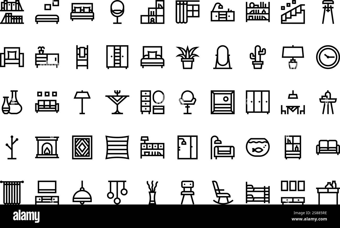 Collection d'icônes vectorielles de haute qualité avec contour modifiable. Idéal pour les projets professionnels et créatifs Illustration de Vecteur Collection d'icônes vectorielles de haute qualité avec contour modifiable. Idéal pour les projets professionnels et créatifs Illustration de Vecteur