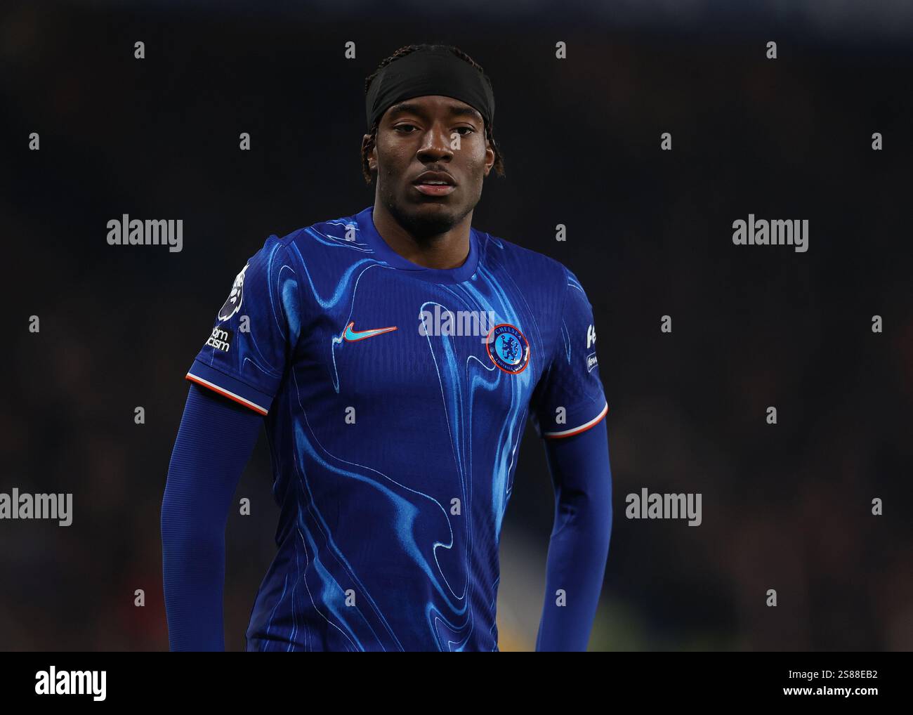 Londres, Royaume-Uni. 20 janvier 2025. Noni Madueke de Chelsea lors du match de premier League à Stamford Bridge, Londres. Le crédit photo devrait se lire : Paul Terry/Sportimage crédit : Sportimage Ltd/Alamy Live News Banque D'Images