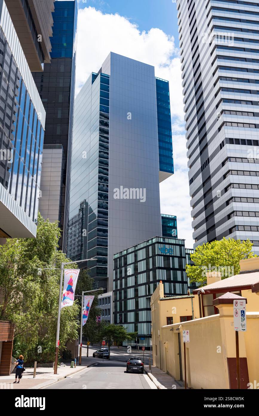 Le 177 Pacific Highway, North Sydney est une tour de bureaux de 195 m de haut achevée en 2016 et classée 5,5 Star NABERS Banque D'Images
