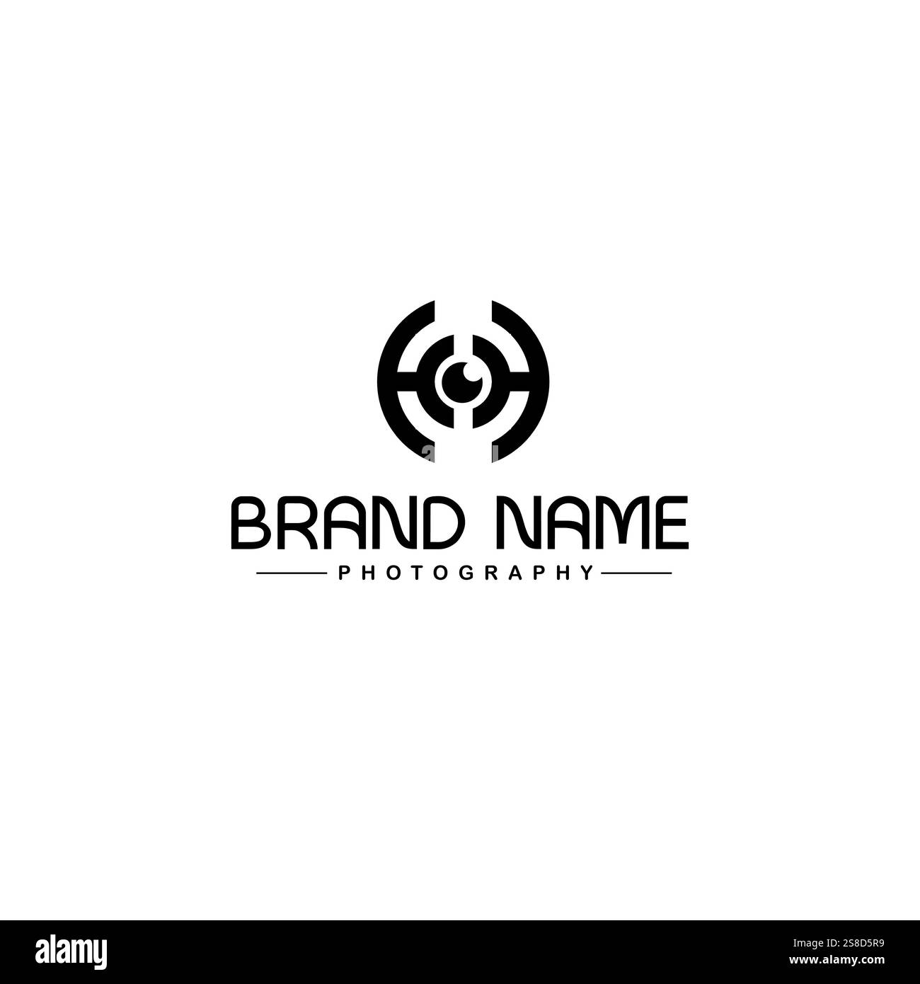 vecteur de modèle de logo de photographie Illustration de Vecteur