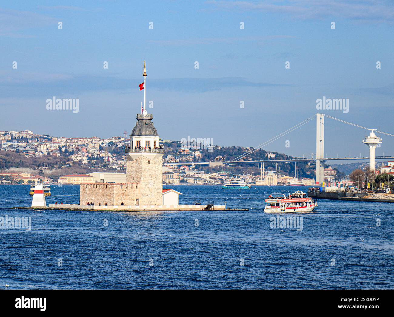Kız Kulesi, İstanbul Banque D'Images
