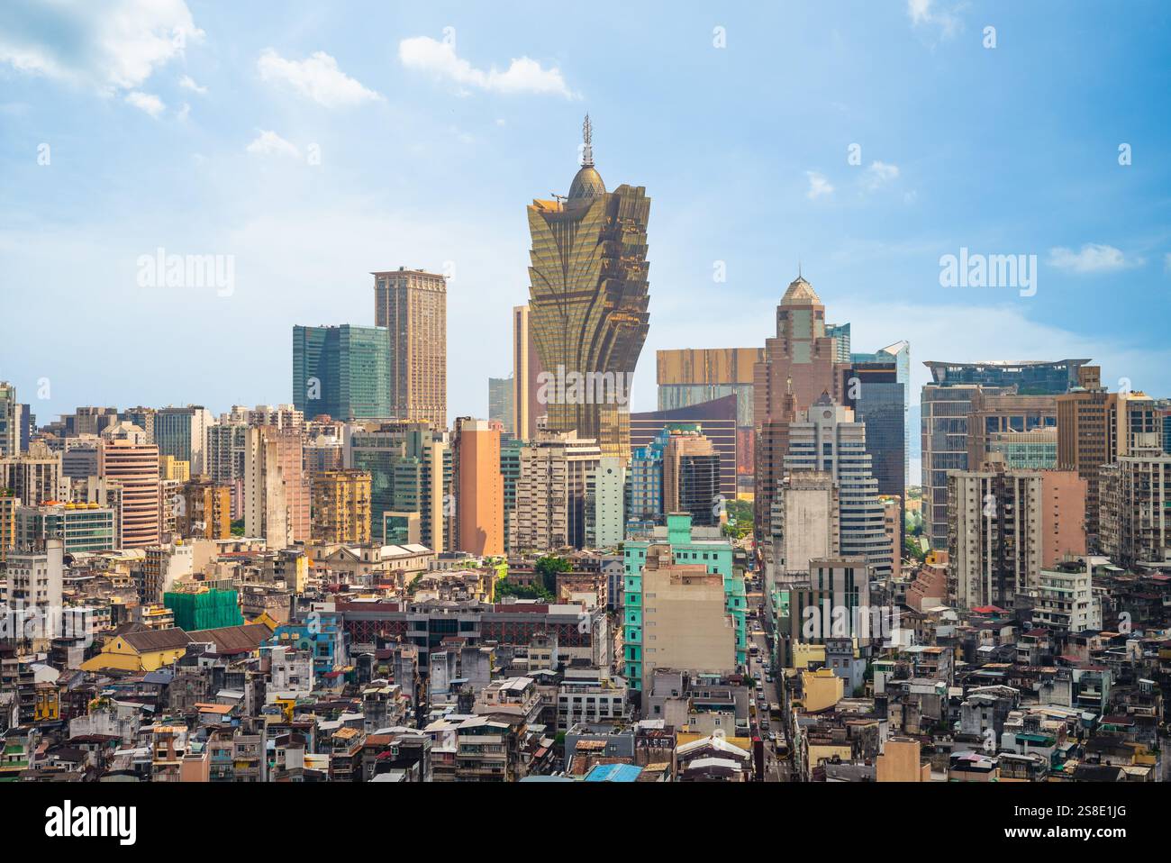 Paysage urbain de Macao, alias Macao, région administrative spéciale de chine Banque D'Images