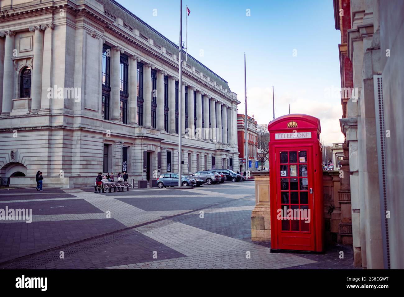 LONDRES - 7 JANVIER 2025 : Science Museum à Kensington, un bâtiment emblématique et une attraction touristique populaire Banque D'Images